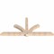 Ekena Millwork Redmond Smooth Timber Gable Bracket, Douglas Fir, 108"W x 49"H x 5 1/2"D x 5 1/2"F, 11/12 Pitch GBW108X49X0606RED00SDF - alternate 4